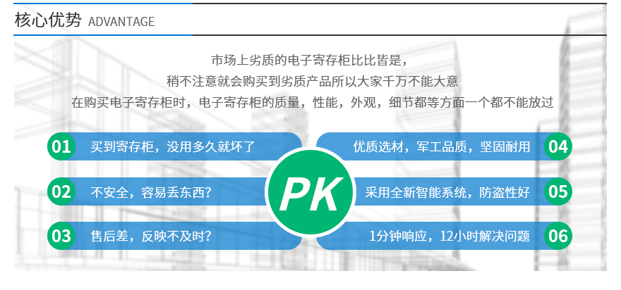 12門(mén)條碼果綠色寄存柜 電子存包柜